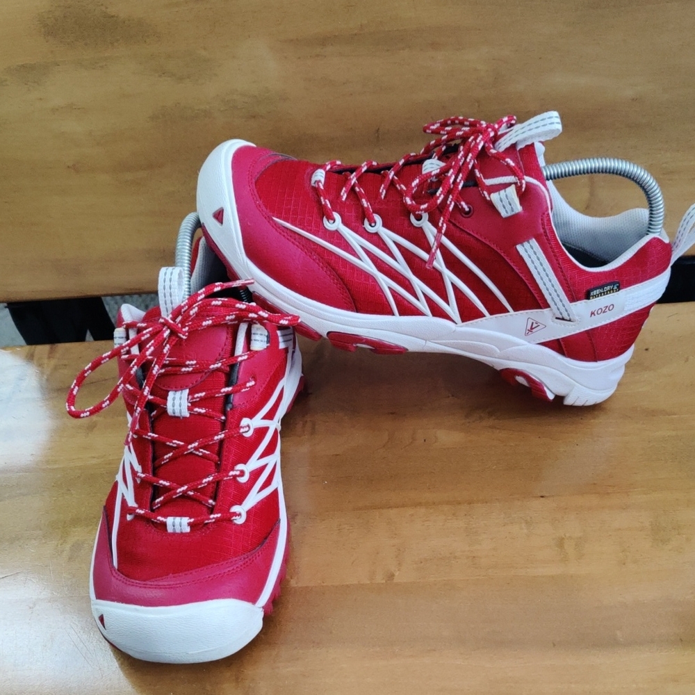 Rare Keen Kozo 2014 Japan Open Disc Golf Size 9 Red And White Sample Shoes